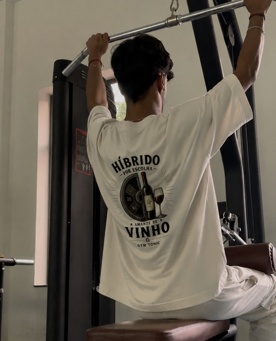 Híbrido por Escolha - Amante de Vinho - Oversized Premium