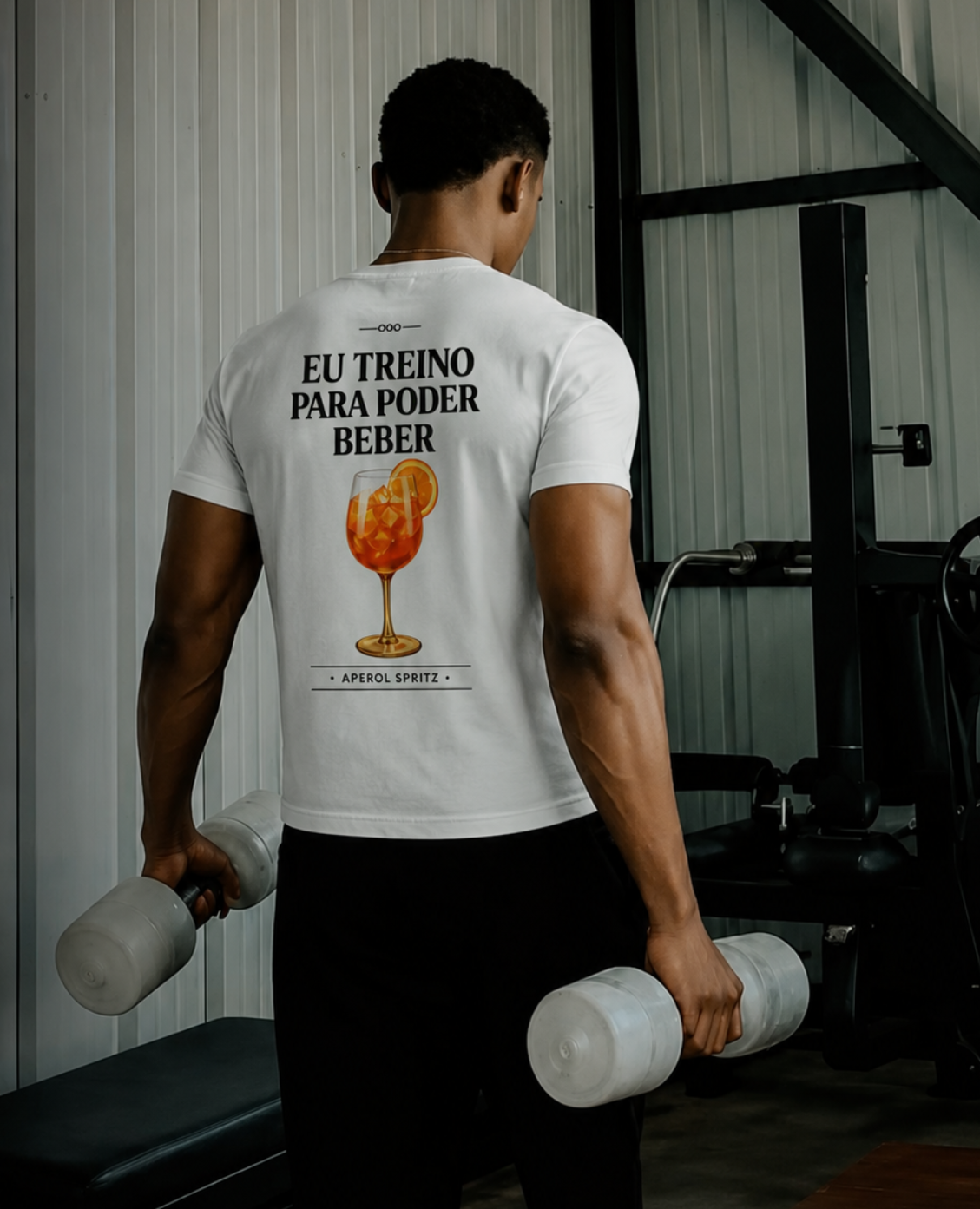 Eu Treino Para Poder Beber (Aperol) - Camiseta Regular