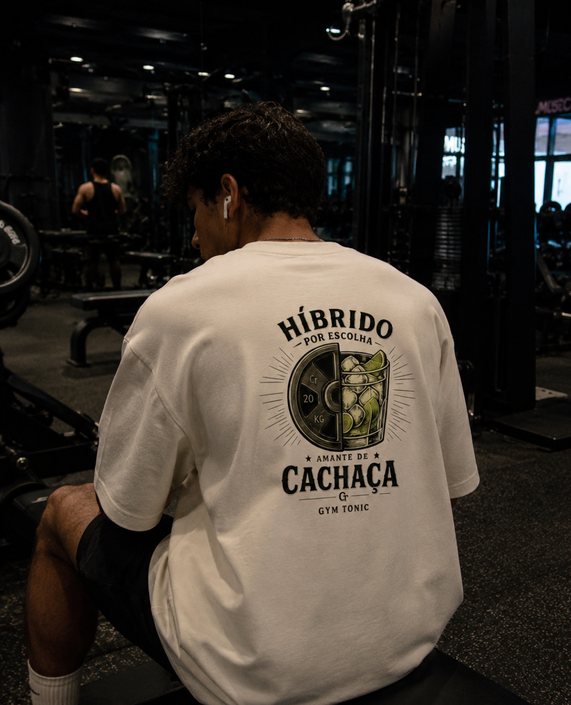 Híbrido Por Escolha & Amante de Cachaça - Oversized Premium