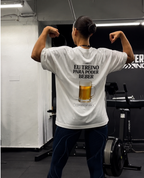 Eu Treino Para Poder Beber (Cerveja) - Oversized Premium