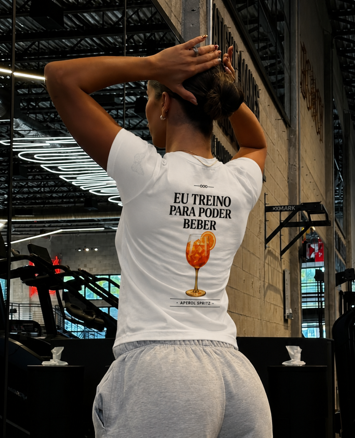 Eu Treino Para Poder Beber (Aperol) - Camiseta Regular