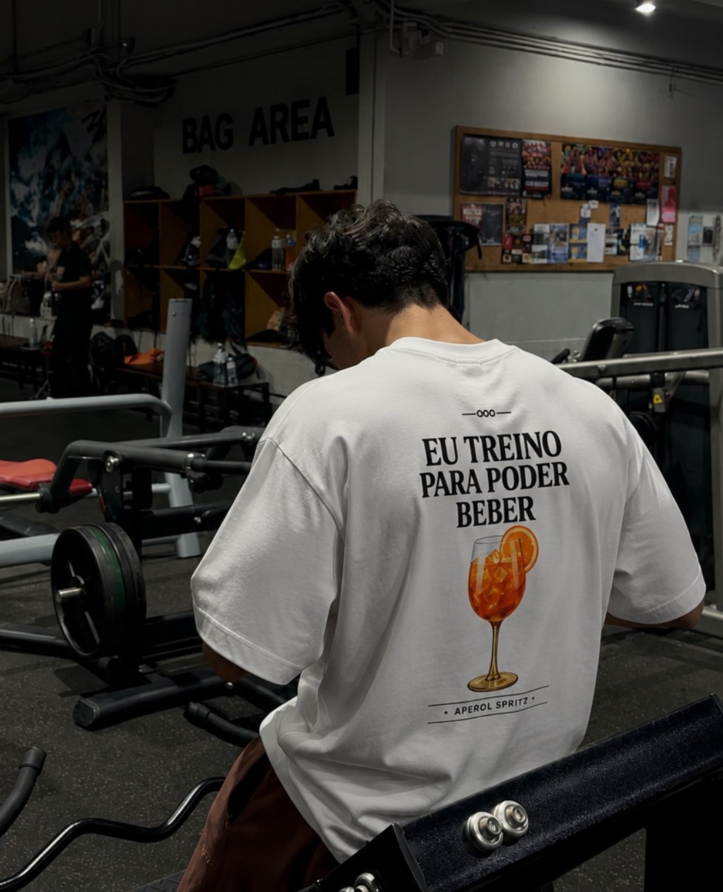 Eu Treino Para Poder Beber (Aperol) - Oversized Premium