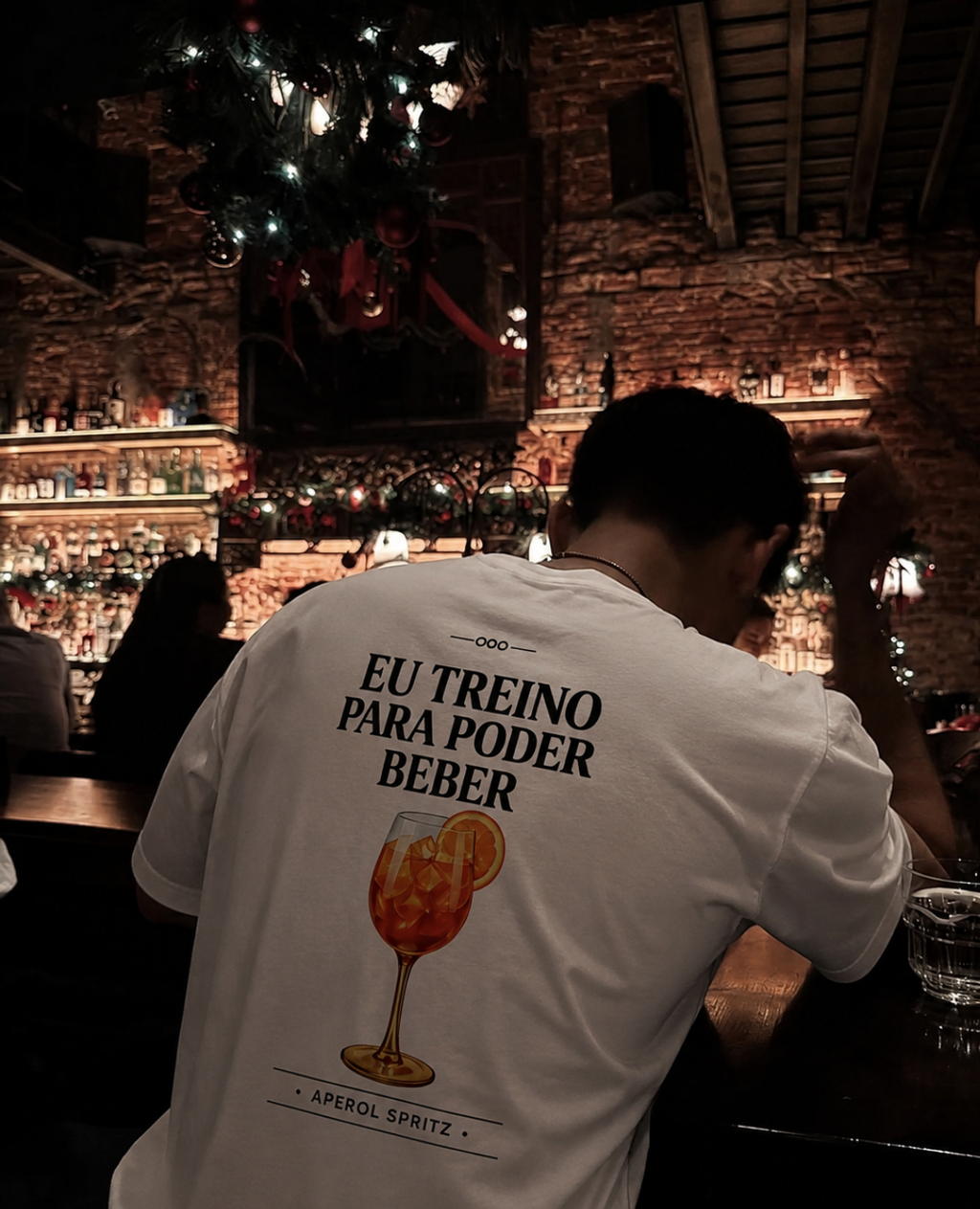 Eu Treino Para Poder Beber (Aperol) - Oversized Premium