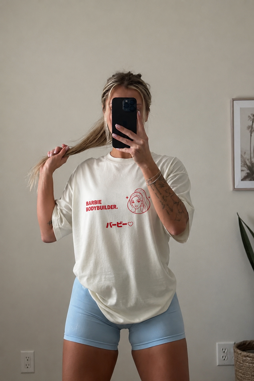 Barbie Bodybuilder - Oversized - Streetwear Japonês V.2