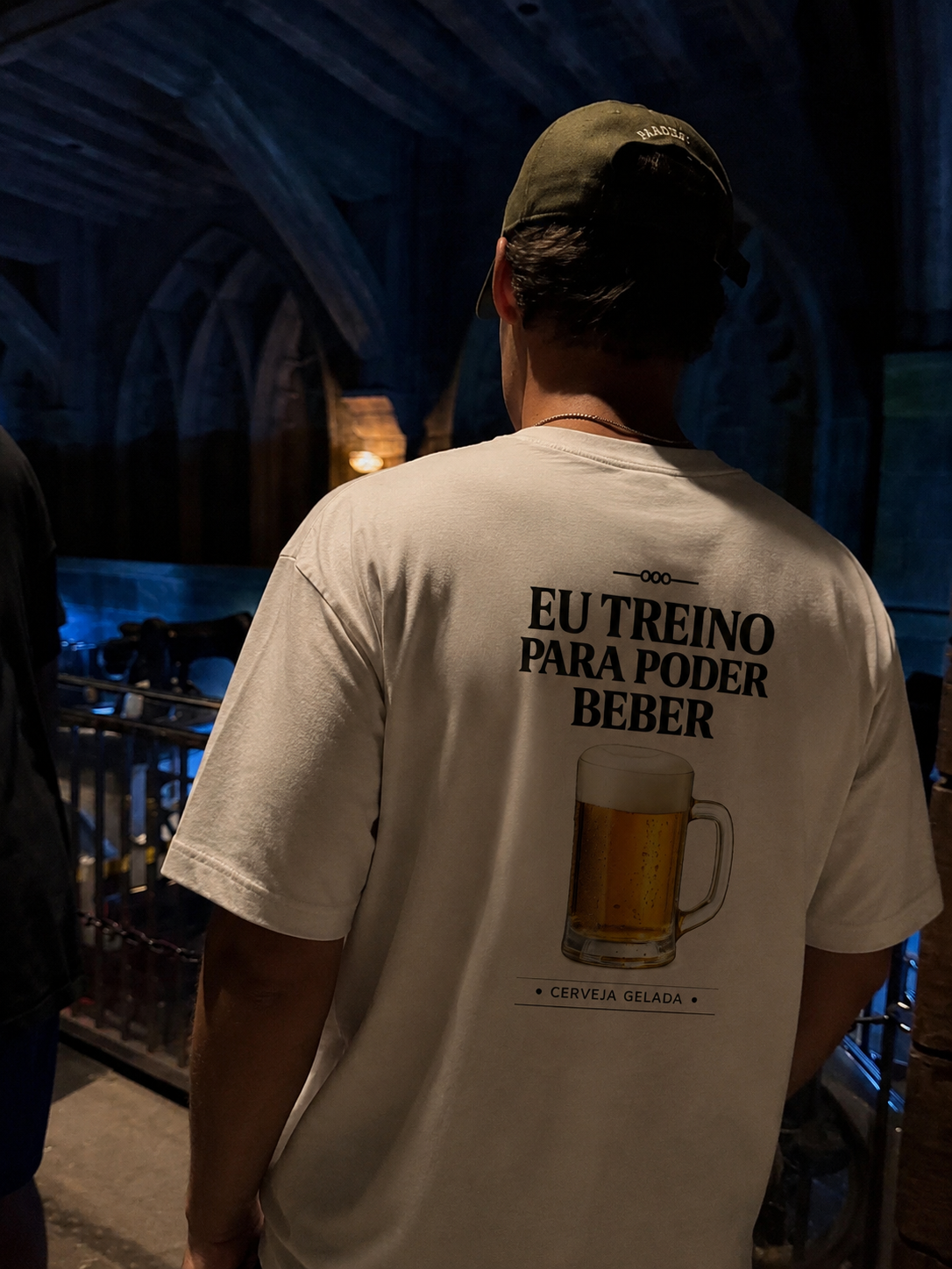 Eu Treino Para Poder Beber (Cerveja) - Oversized