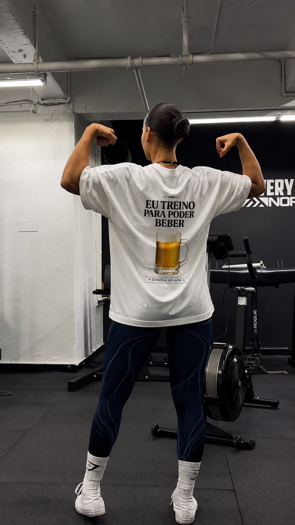 Eu Treino Para Poder Beber (Cerveja) - Oversized