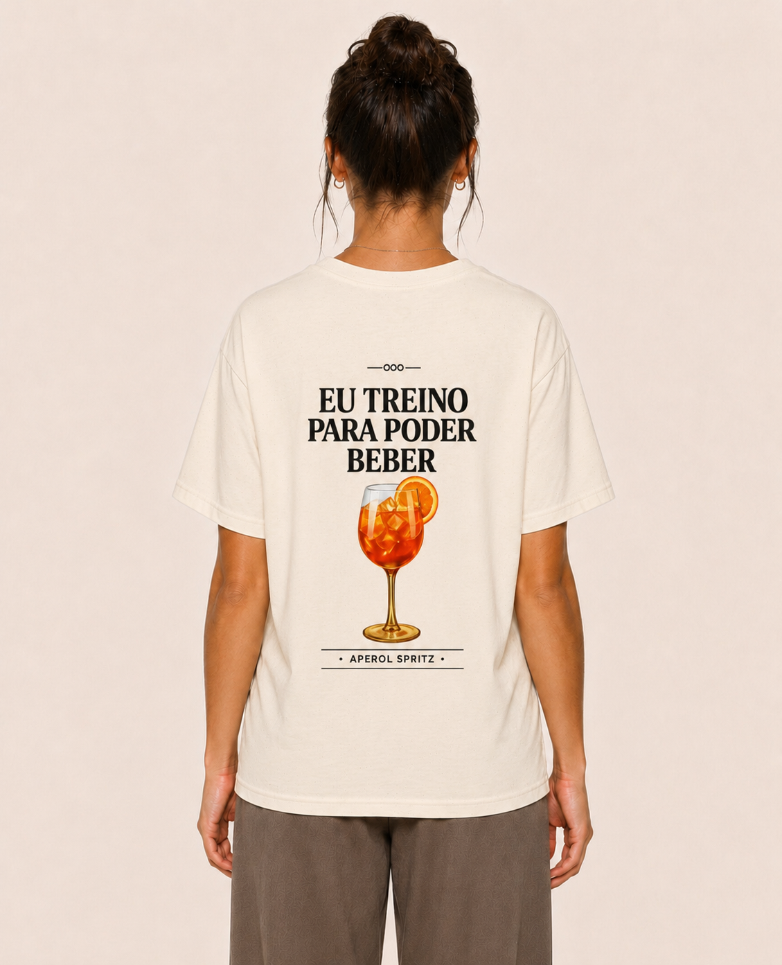 Eu Treino Para Poder Beber (Aperol) - Oversized Premium