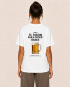 Eu Treino Para Poder Beber (Cerveja) - Oversized Premium