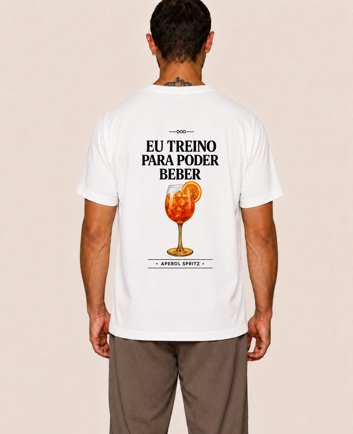 Eu Treino Para Poder Beber (Aperol) - Camiseta Regular