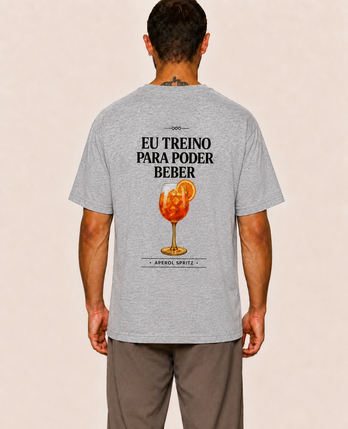 Eu Treino Para Poder Beber (Aperol) - Camiseta Regular