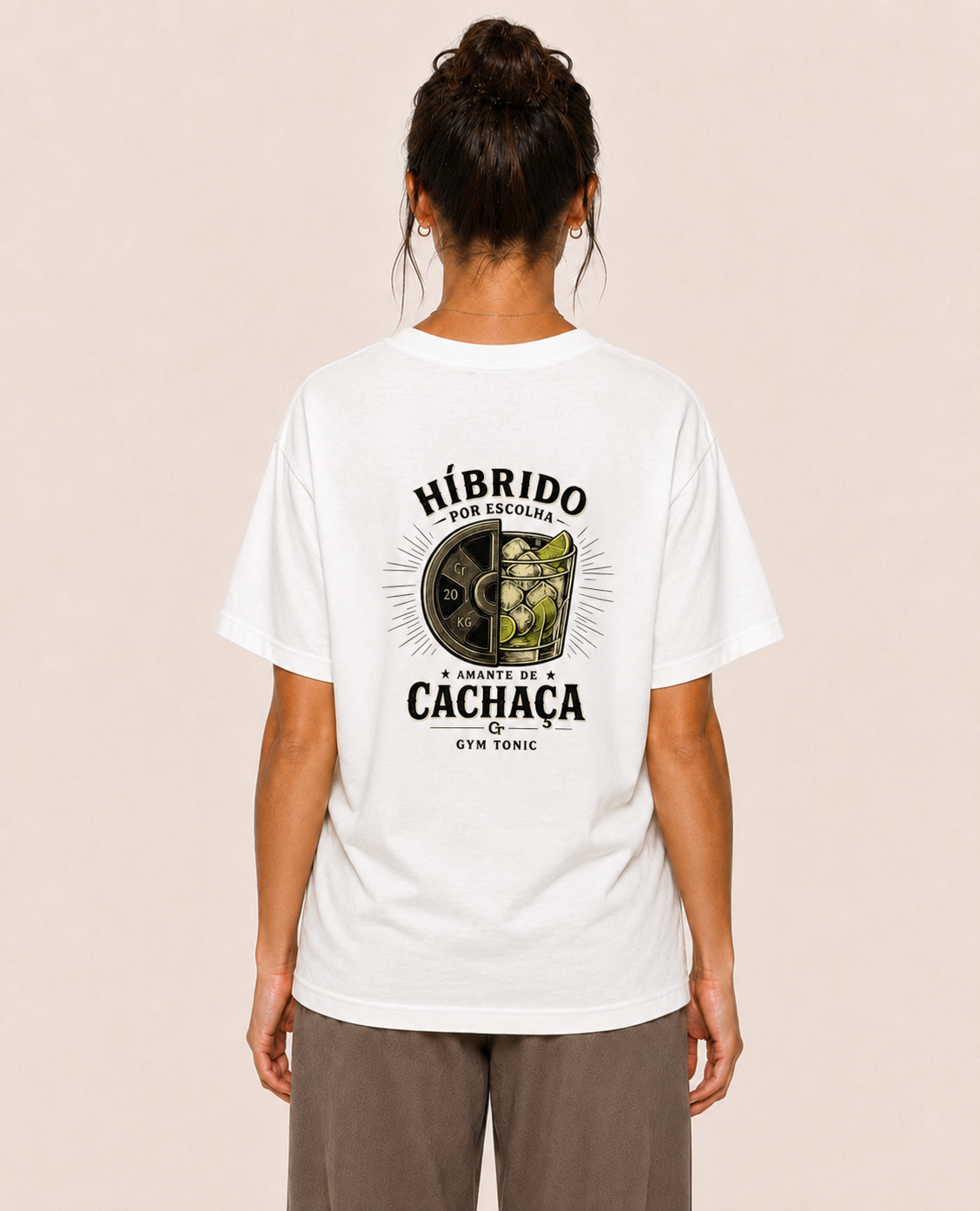 Híbrido Por Escolha & Amante de Cachaça - Oversized Premium