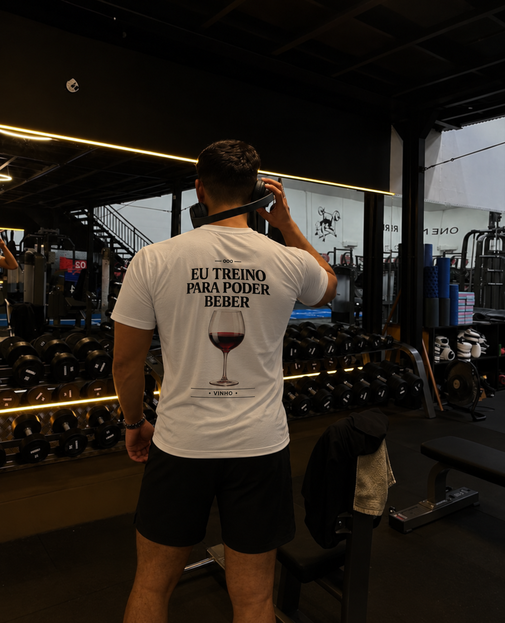 Eu Treino Para Poder Beber (Vinho) - Sport Dry UV