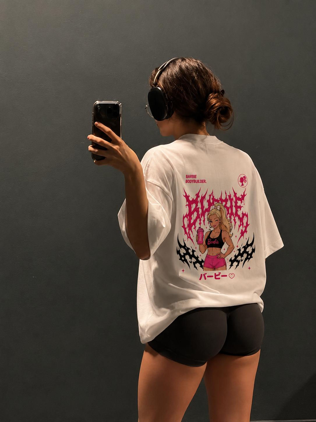 Barbie Bodybuilder - Oversized - Streetwear - Streetwear Japonês