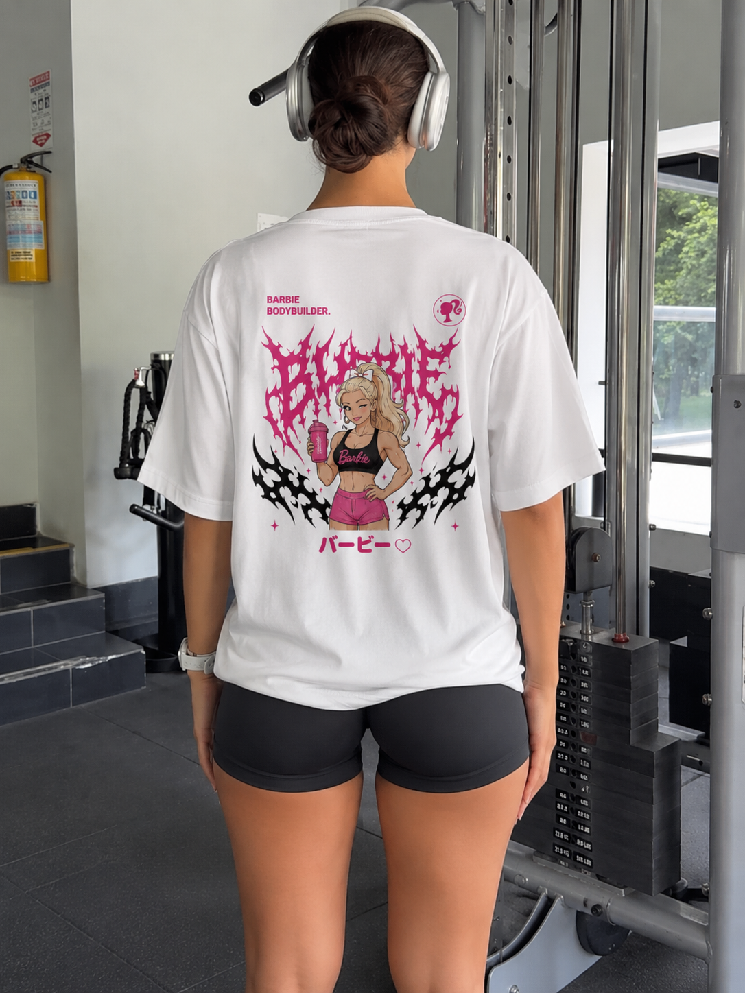 Barbie Bodybuilder - Oversized - Streetwear - Streetwear Japonês