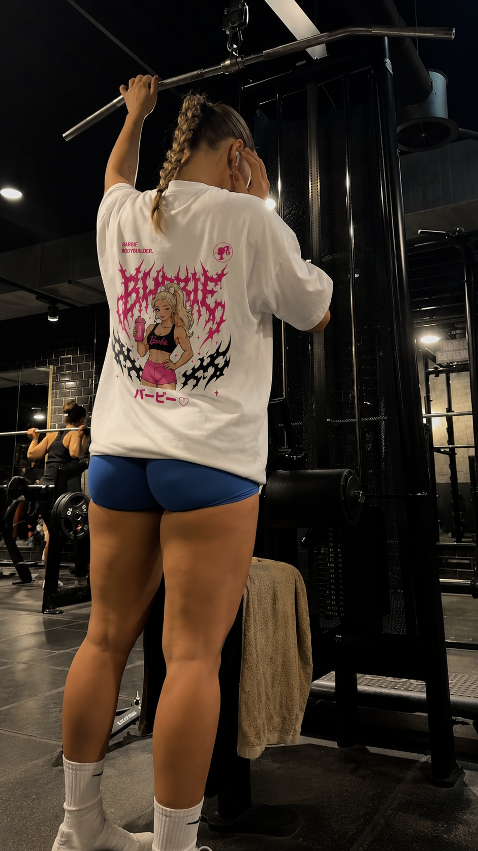Barbie Bodybuilder - Oversized - Streetwear - Streetwear Japonês