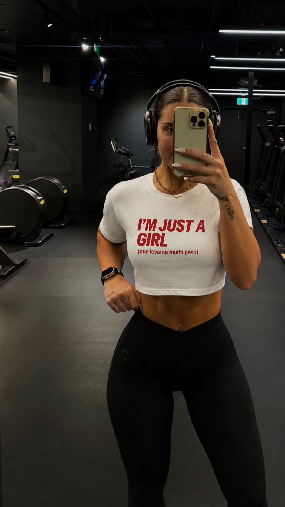 I'm Just a Girl (que levanta muito peso) - Cropped