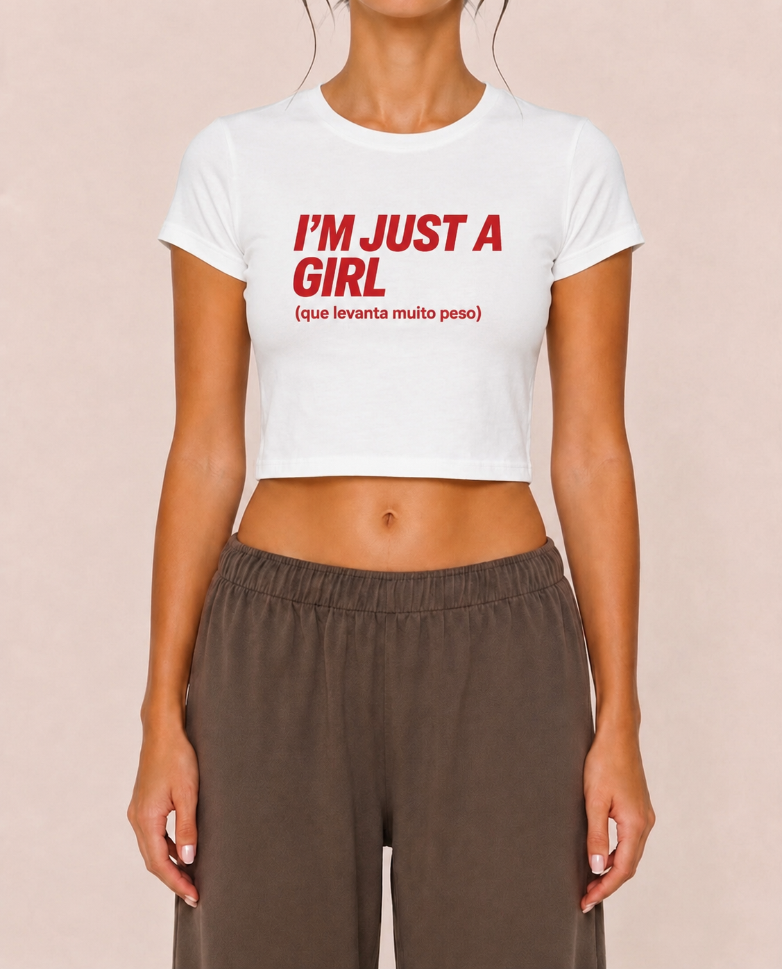 I'm Just a Girl (que levanta muito peso) - Cropped