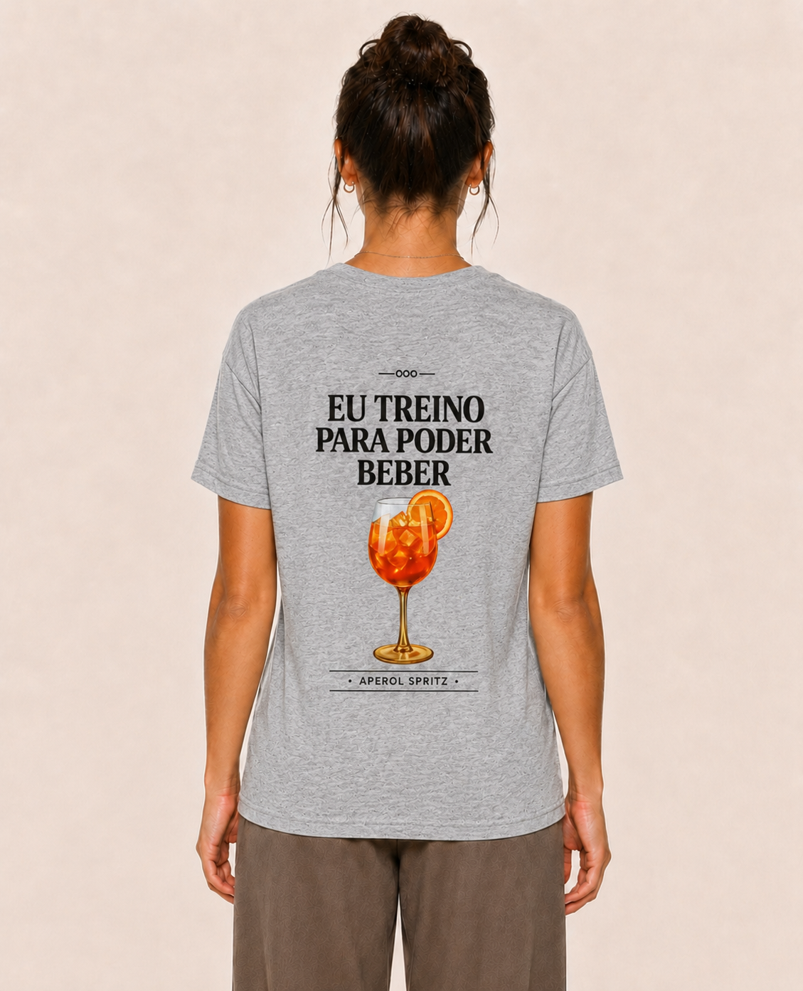 Eu Treino Para Poder Beber (aperol) - Camiseta Regular