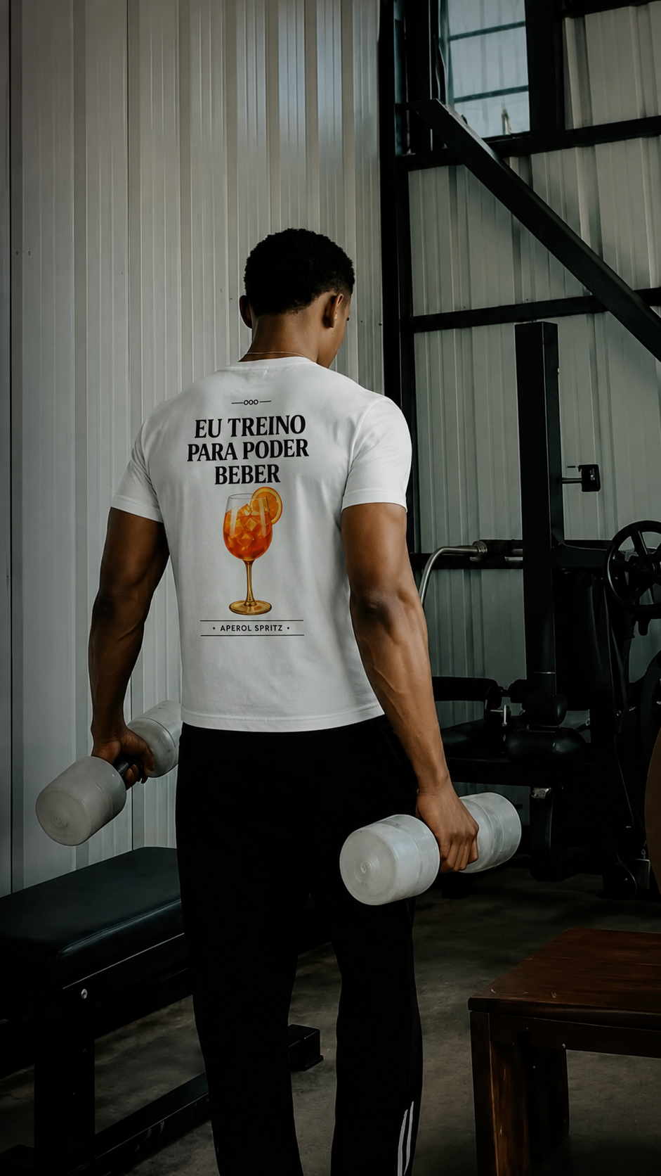 Eu Treino Para Poder Beber (aperol) - Camiseta Regular