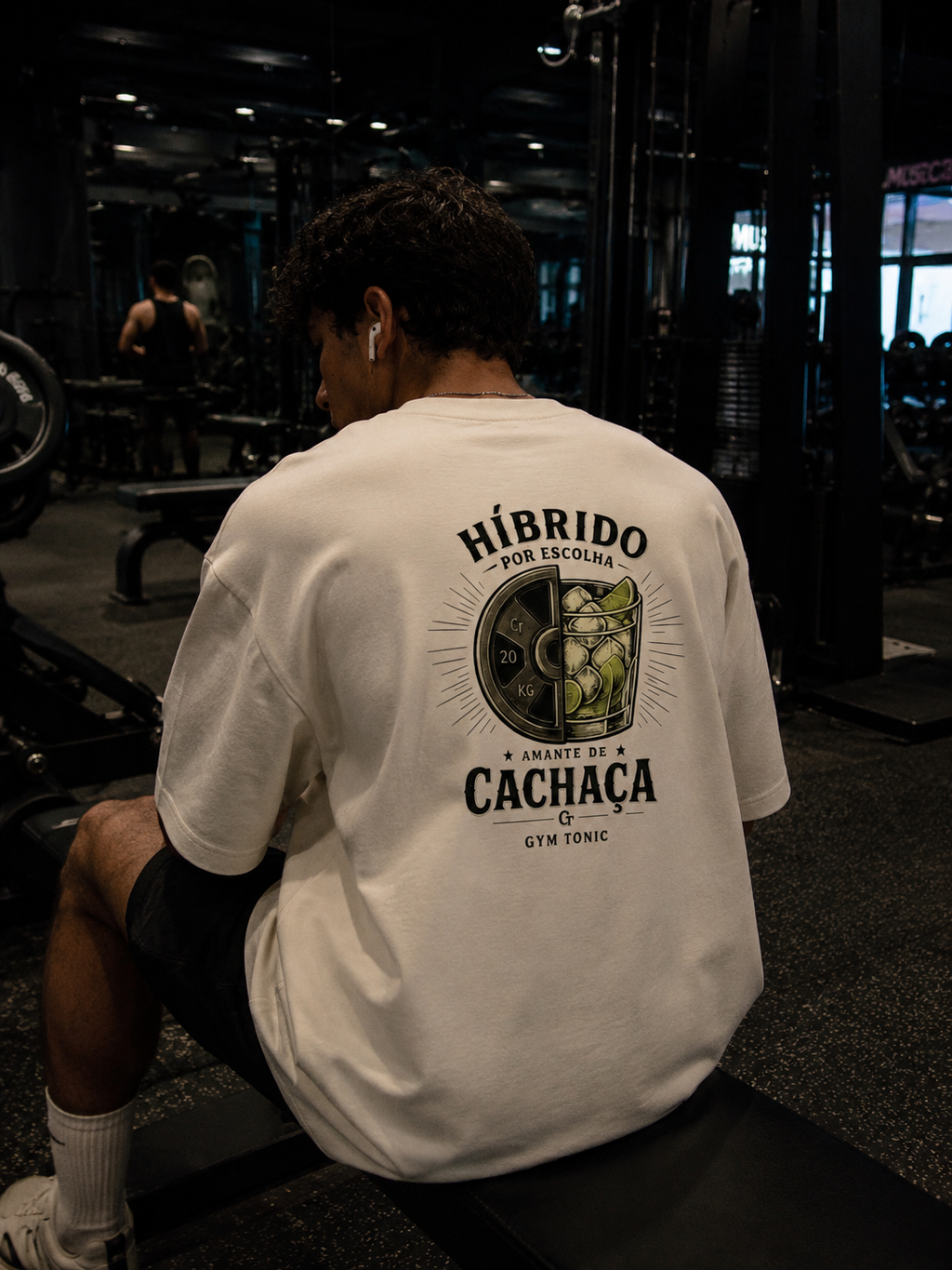 Híbrido Por Escolha & Amante de Cachaça - Oversized Premium