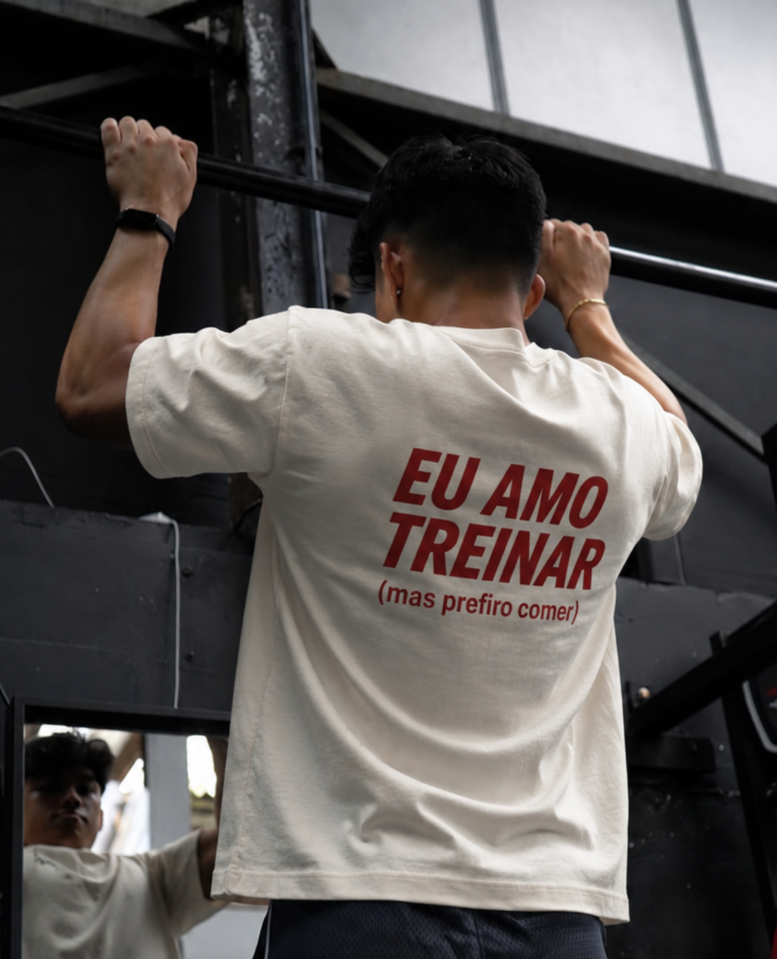 Eu Amo Treinar (mas prefiro comer) - Oversized Premium