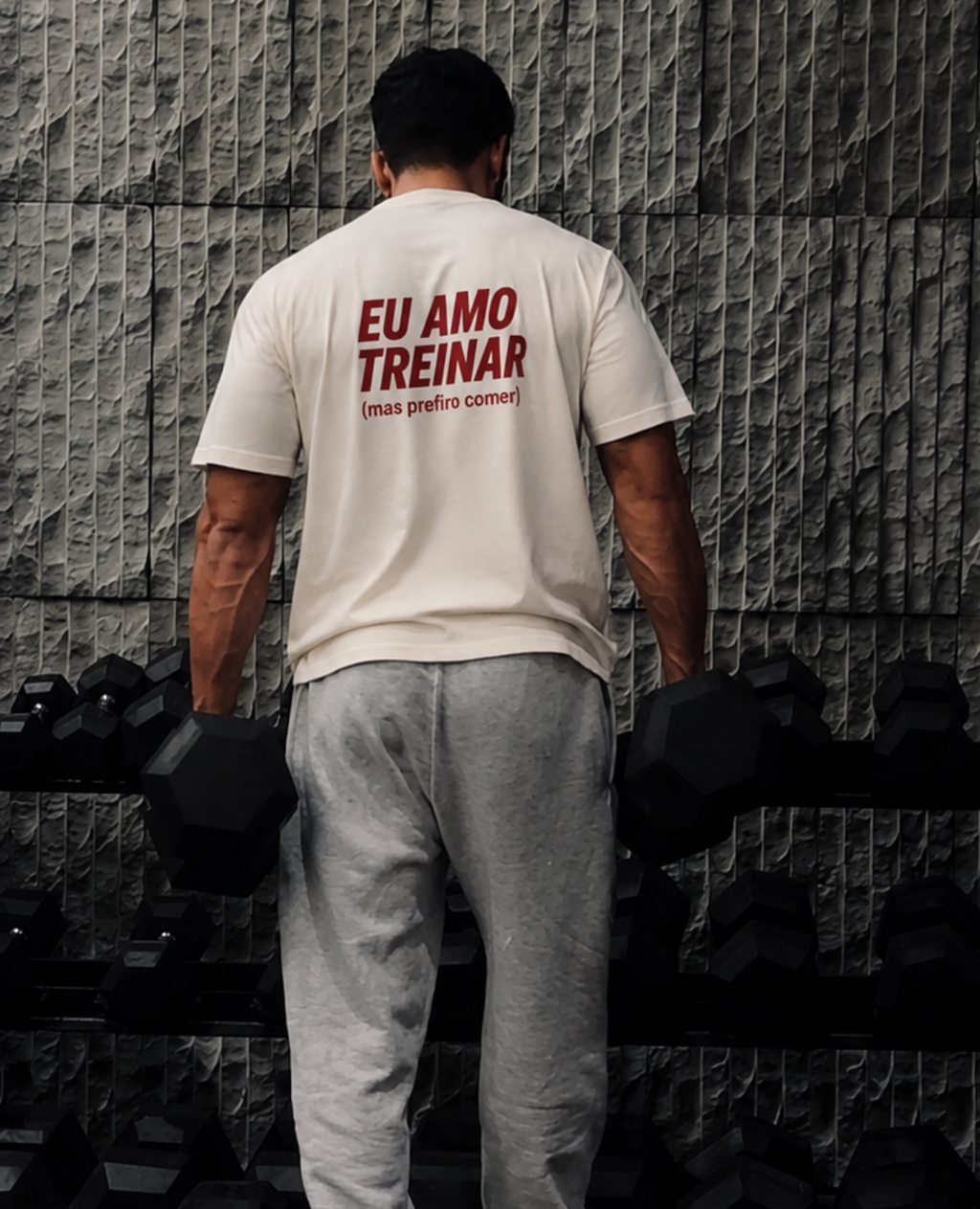 Eu Amo Treinar (mas prefiro comer) - Oversized Premium