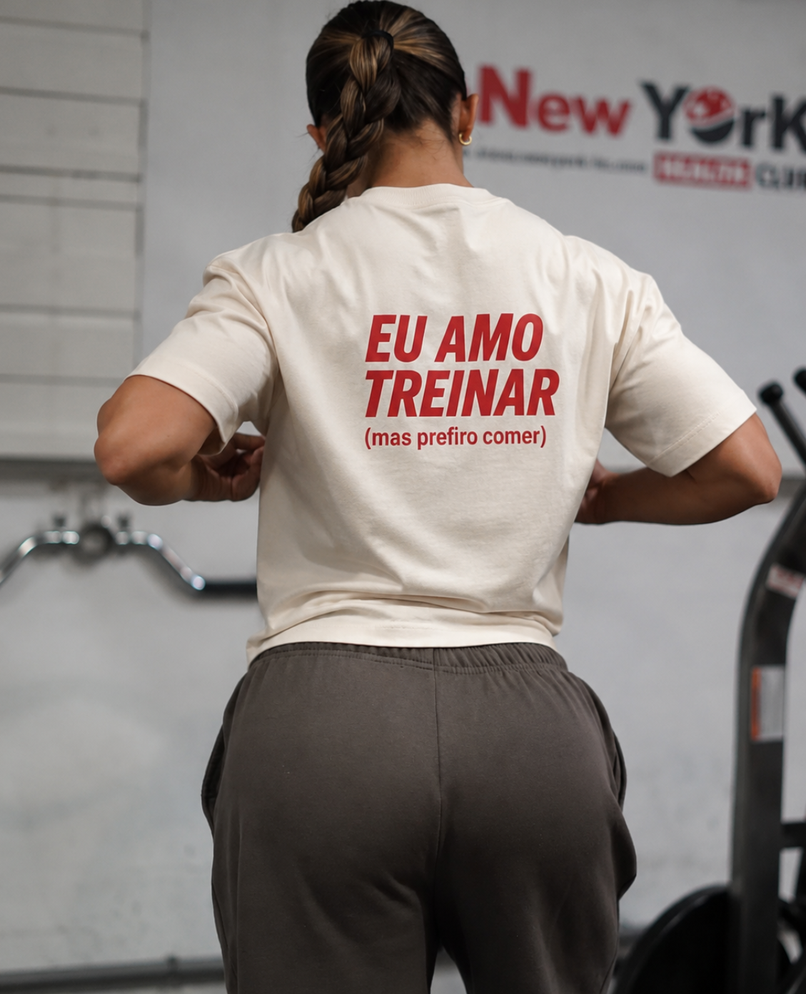 Eu Amo Treinar (mas prefiro comer) - Oversized Premium