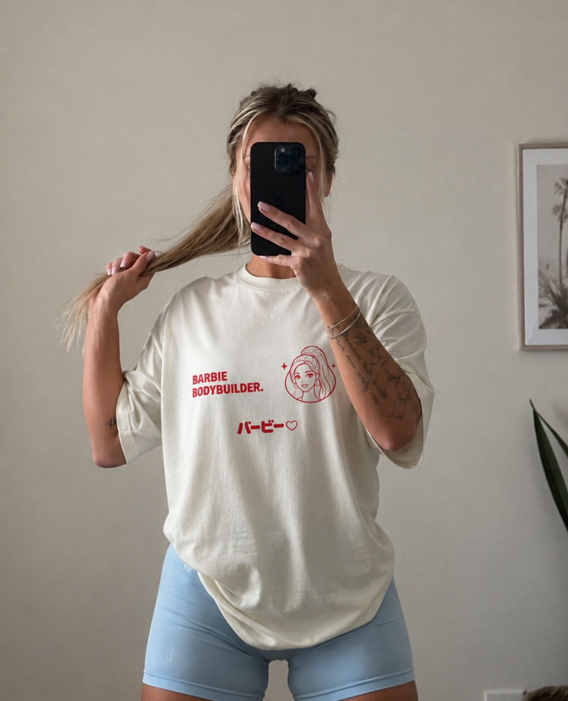 Barbie Bodybuilder - Oversized - Streetwear Japonês V.2
