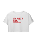 I'm Just a Girl (que ama fazer barra) - Cropped
