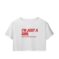 I'm Just a Girl (que levanta muito peso) - Cropped